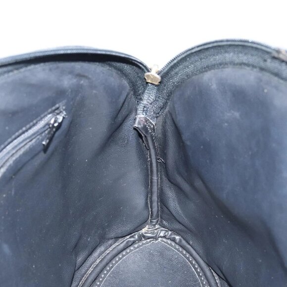 SAINT LAURENT Tote Bag Leather Black Gold Auth bs29495 - Picture 11 of 16